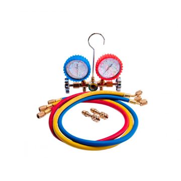 Kit Manifold com Visor Hulter Mangueira 5/16" 90cm HT5536HF