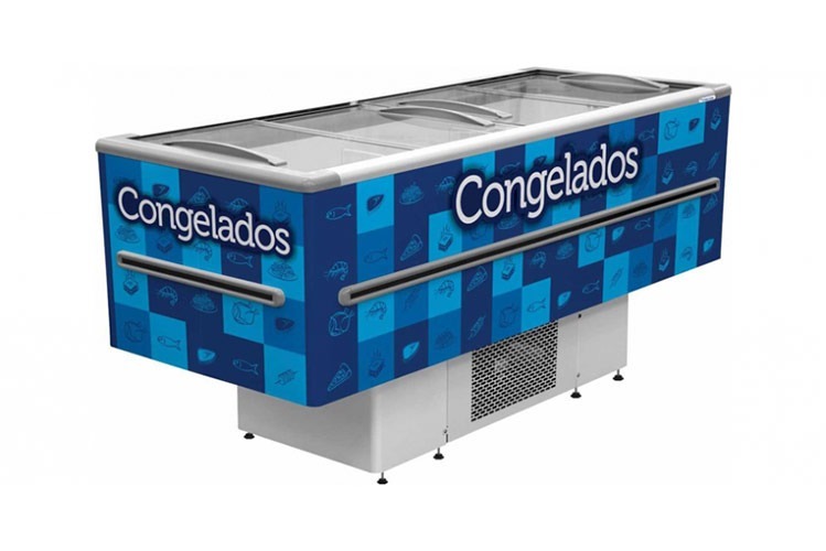 Ilha Para Congelados Dupla Ação Fricon 568L